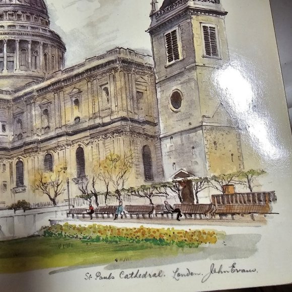 Set 6 Vtg Clover Leaf London Today Placemats and 4 Coasters of Dublin Landmarks - Picture 15 of 15